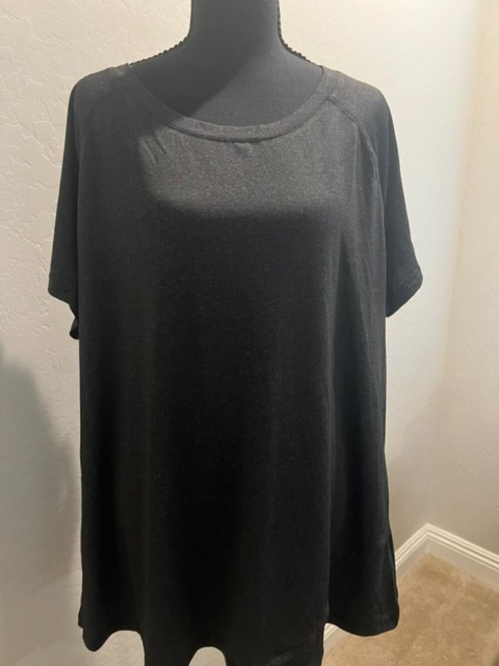 Kimmery V Neck T Shirts Short Sleeve Workout Yoga Top, 3X NWOT
